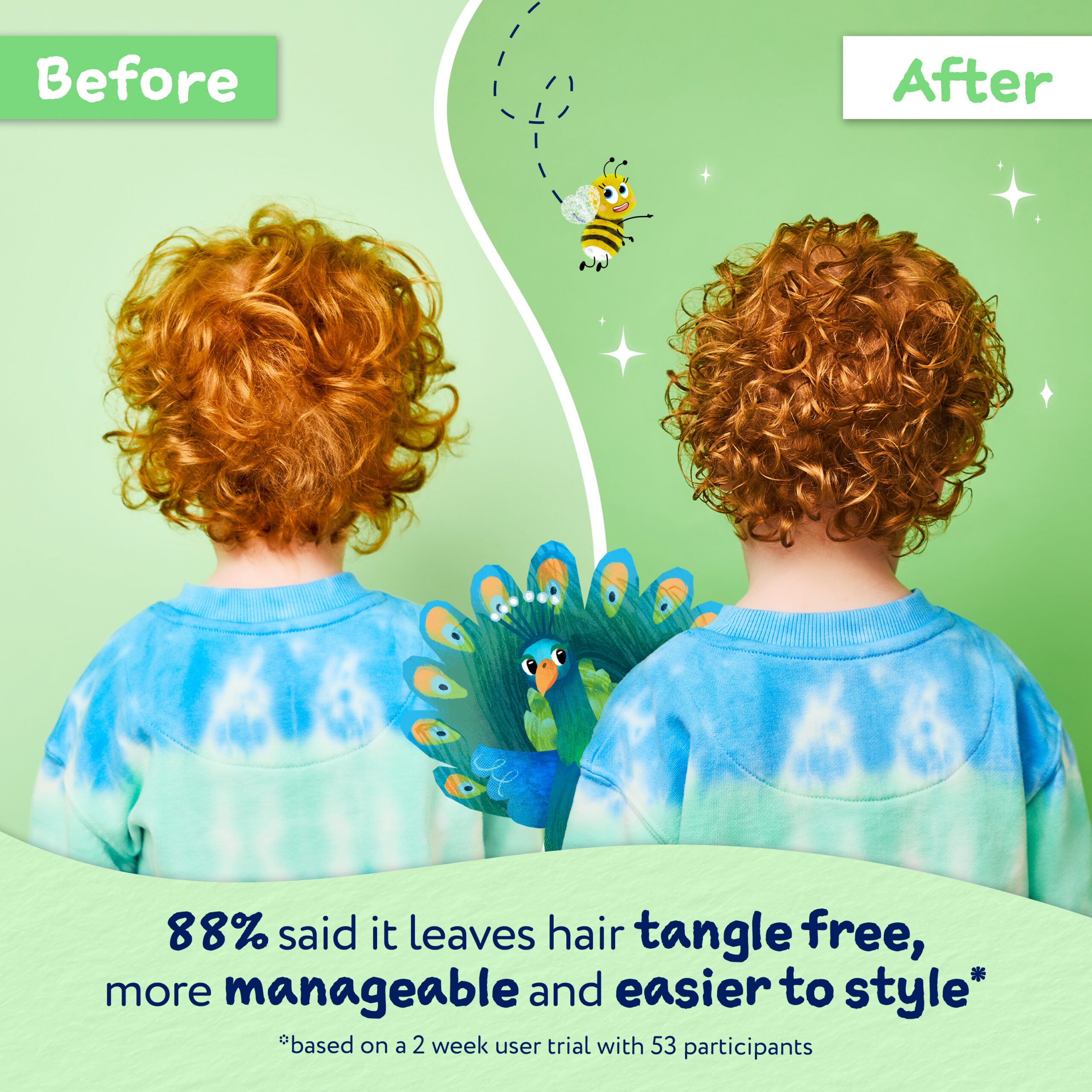 2 in 1 Shampoo & Conditioner, Apple & Pear, 250ml - Image 4