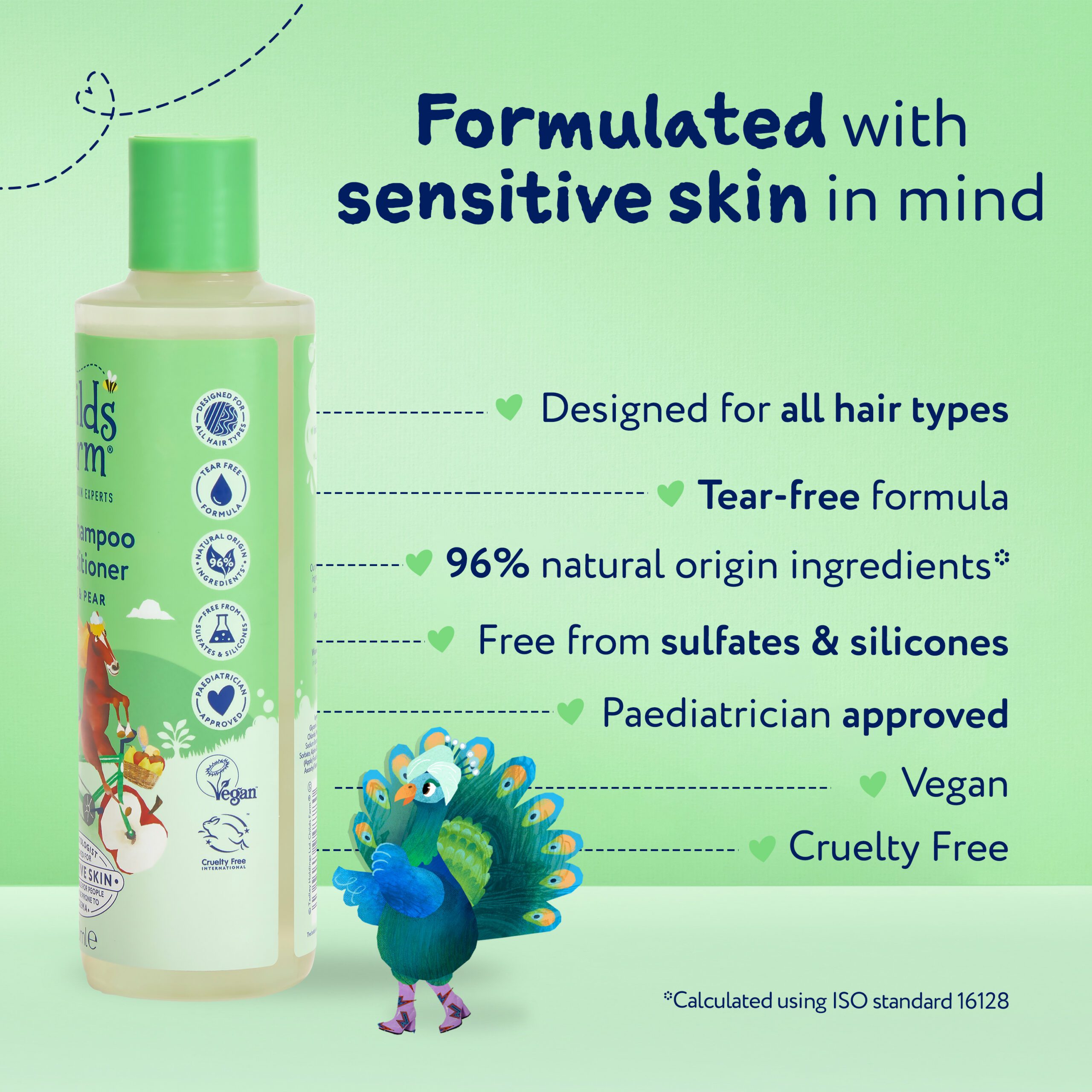 2 in 1 Shampoo & Conditioner, Apple & Pear, 250ml - Image 8