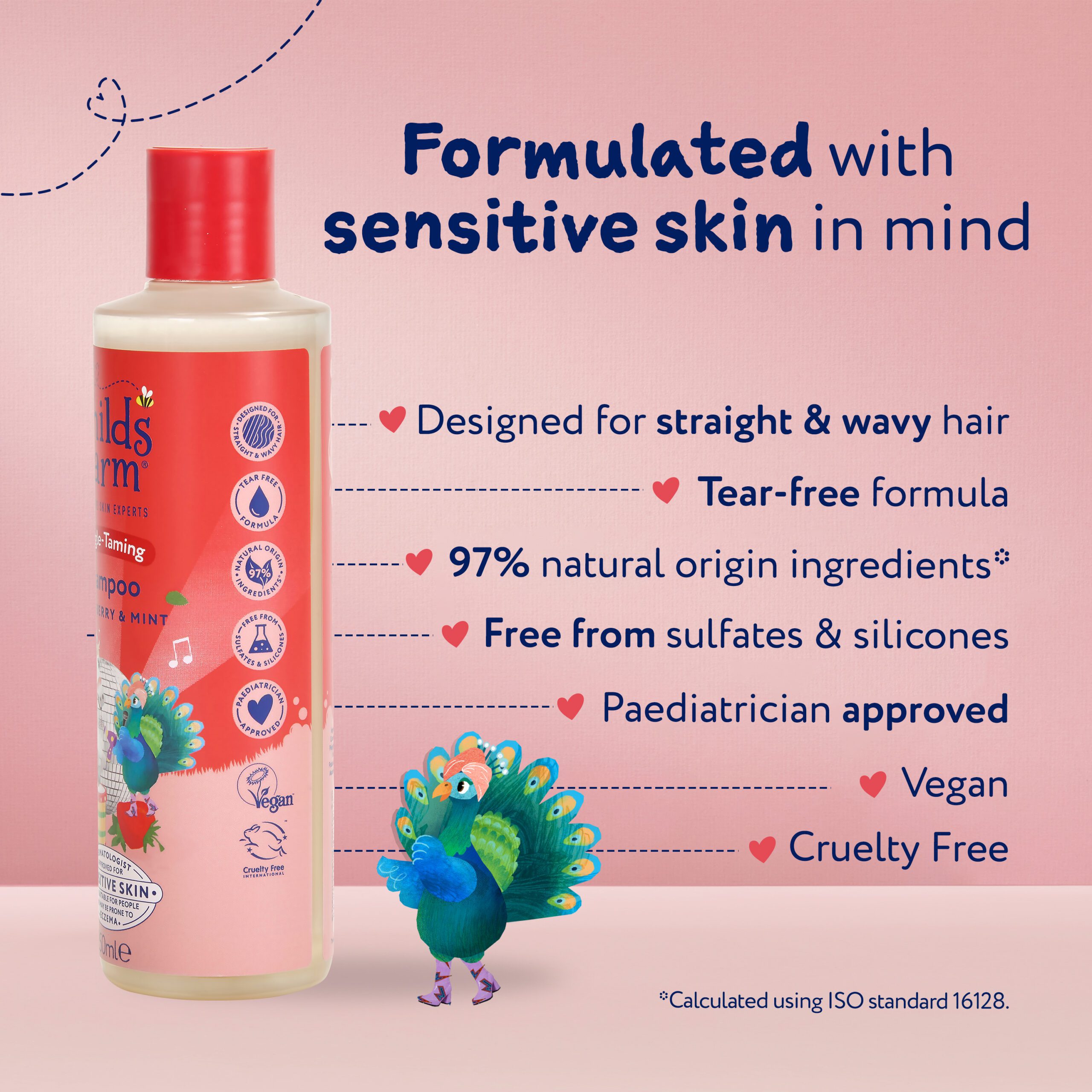 Tangle Taming Shampoo, Strawberry & Mint, 250ml - Image 8