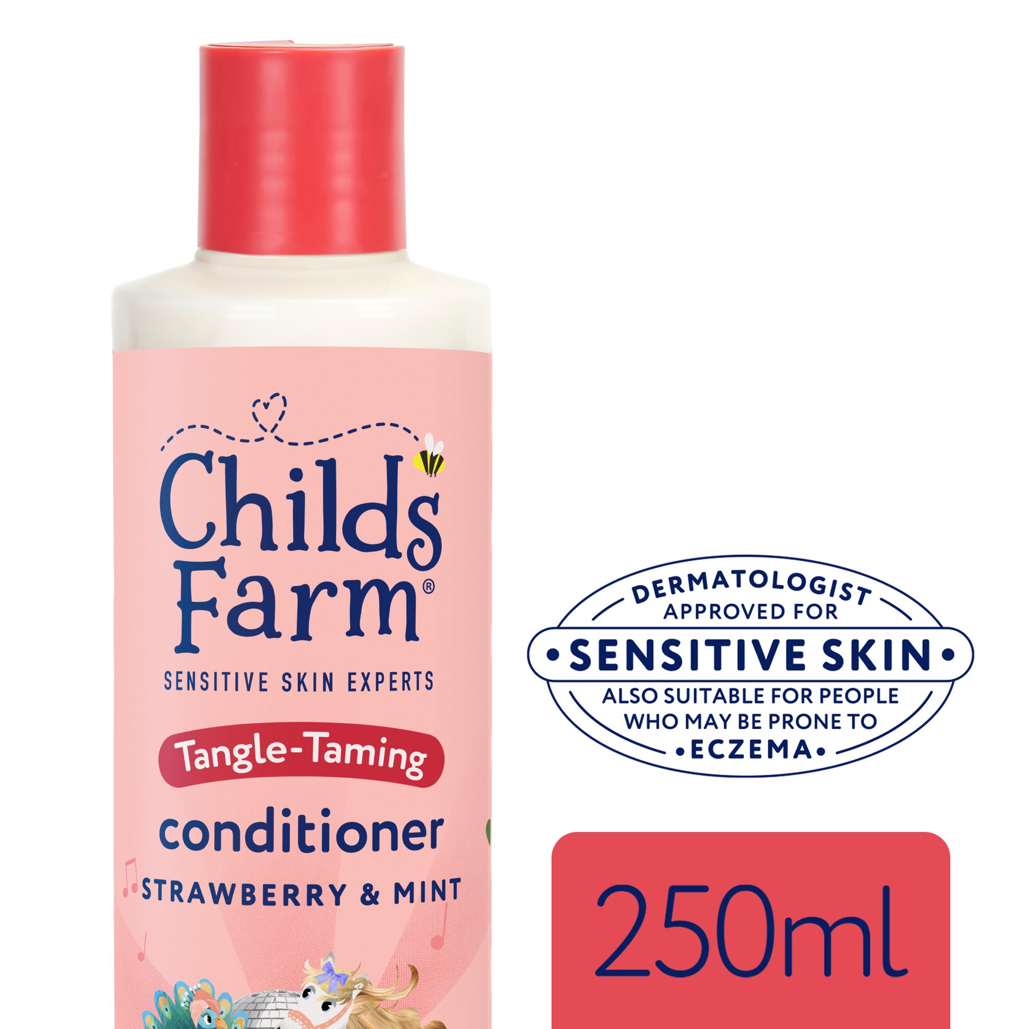 Tangle Taming Conditioner, Strawberry & Mint, 250ml - Image 2
