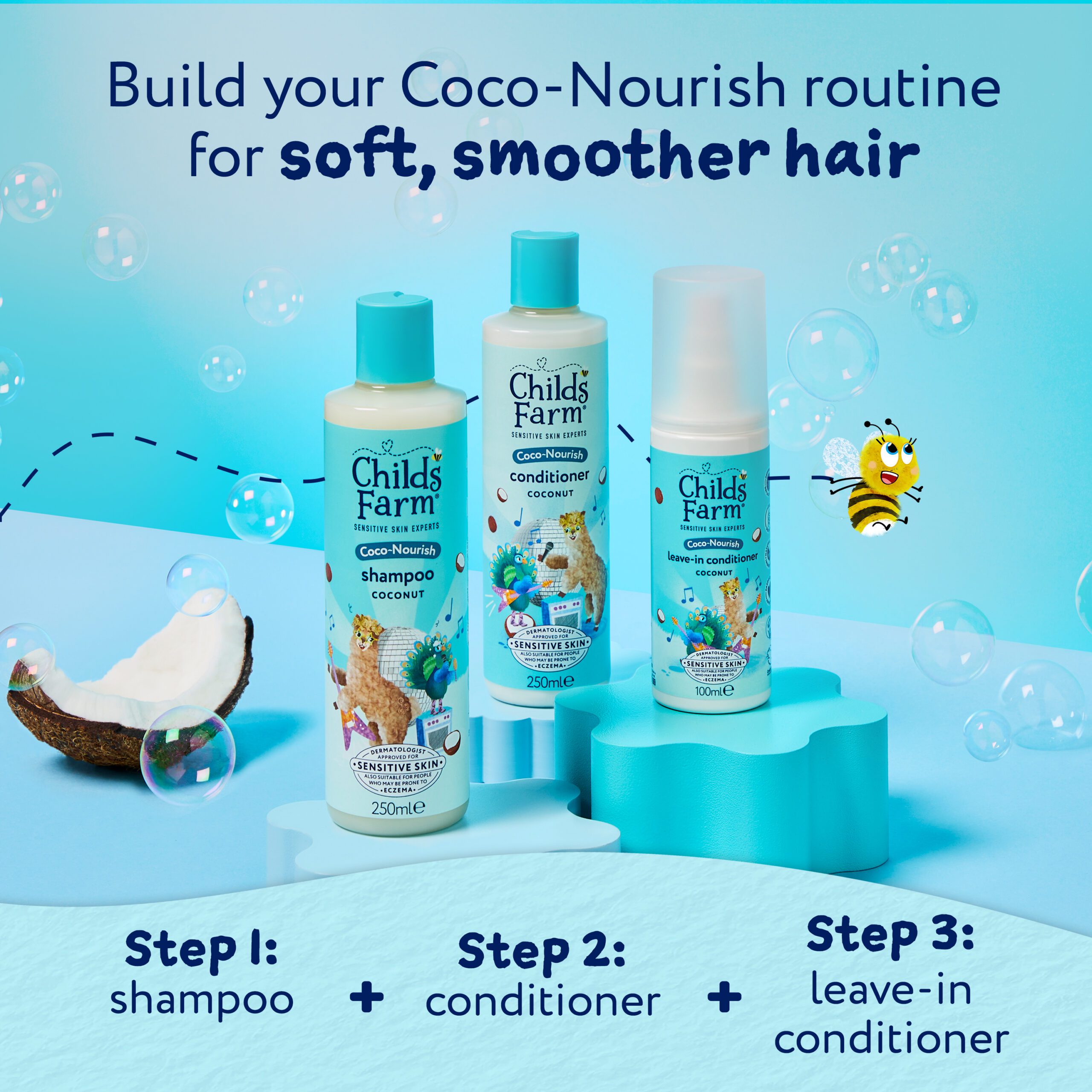 Coco-Nourish Conditioner, Coconut, 250ml - Image 7