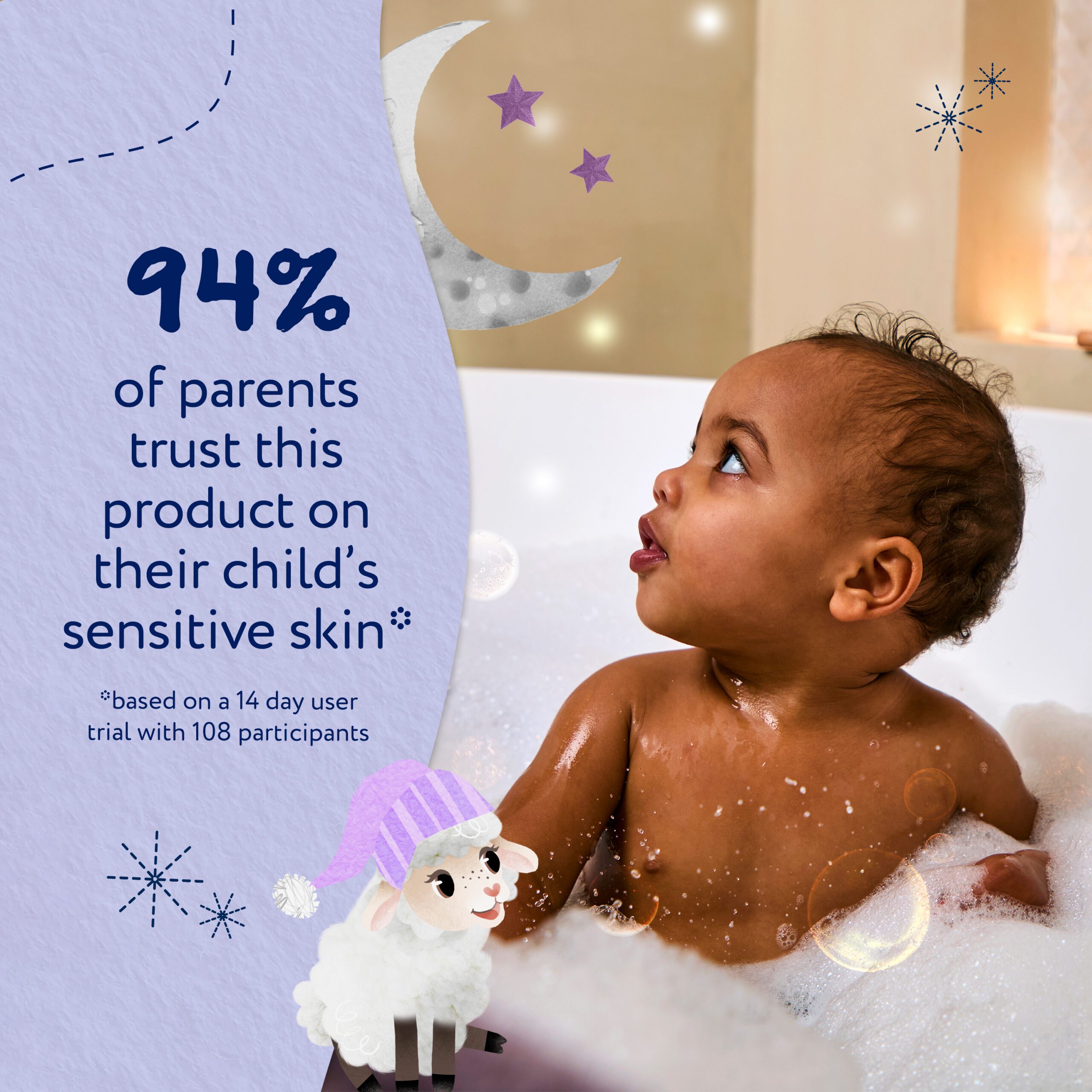 Childs Farm SlumberTime Bath Soak, Lavender & Moon Milk 250ml - Image 8