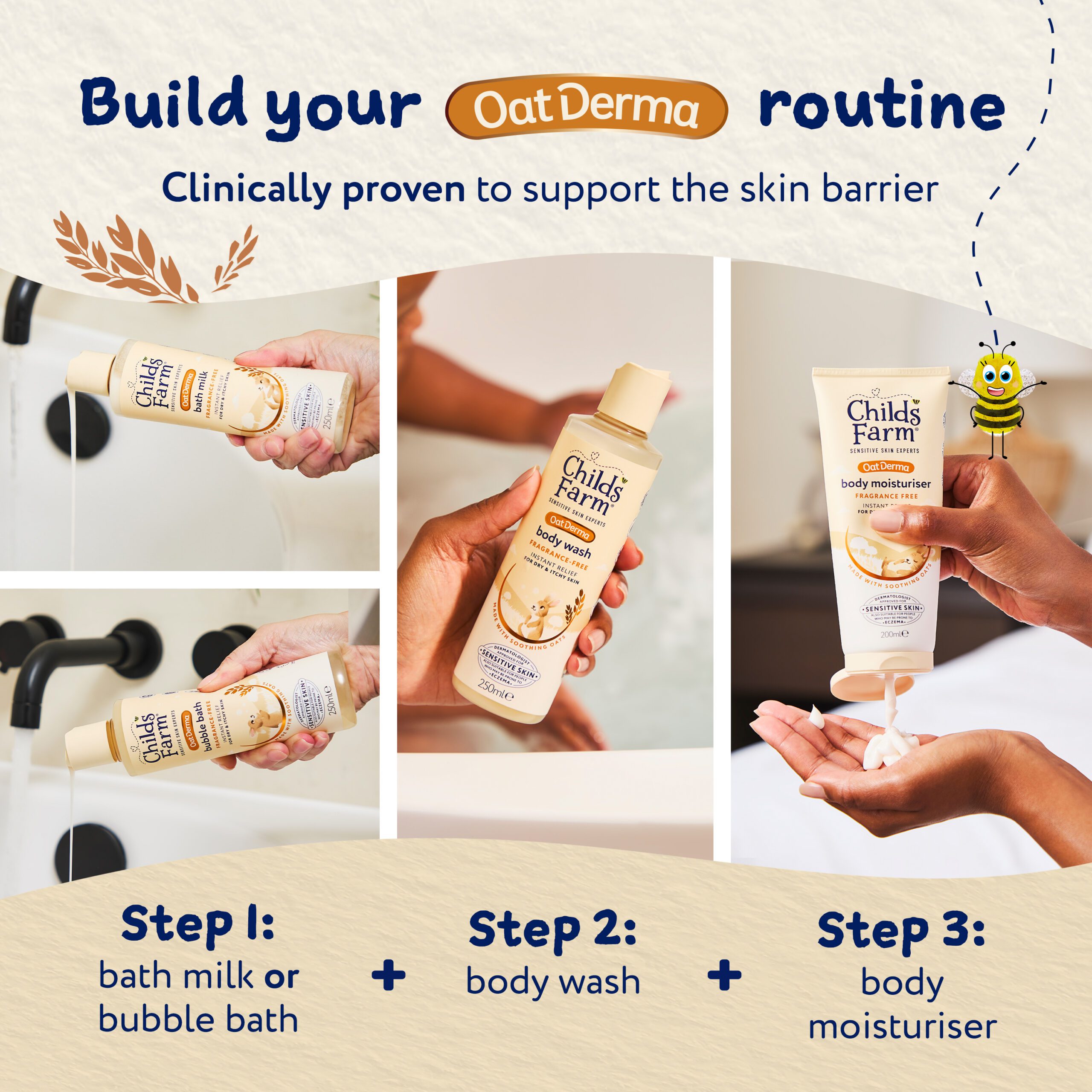 OatDerma Body Wash, fragrance free, 250ml - Image 7