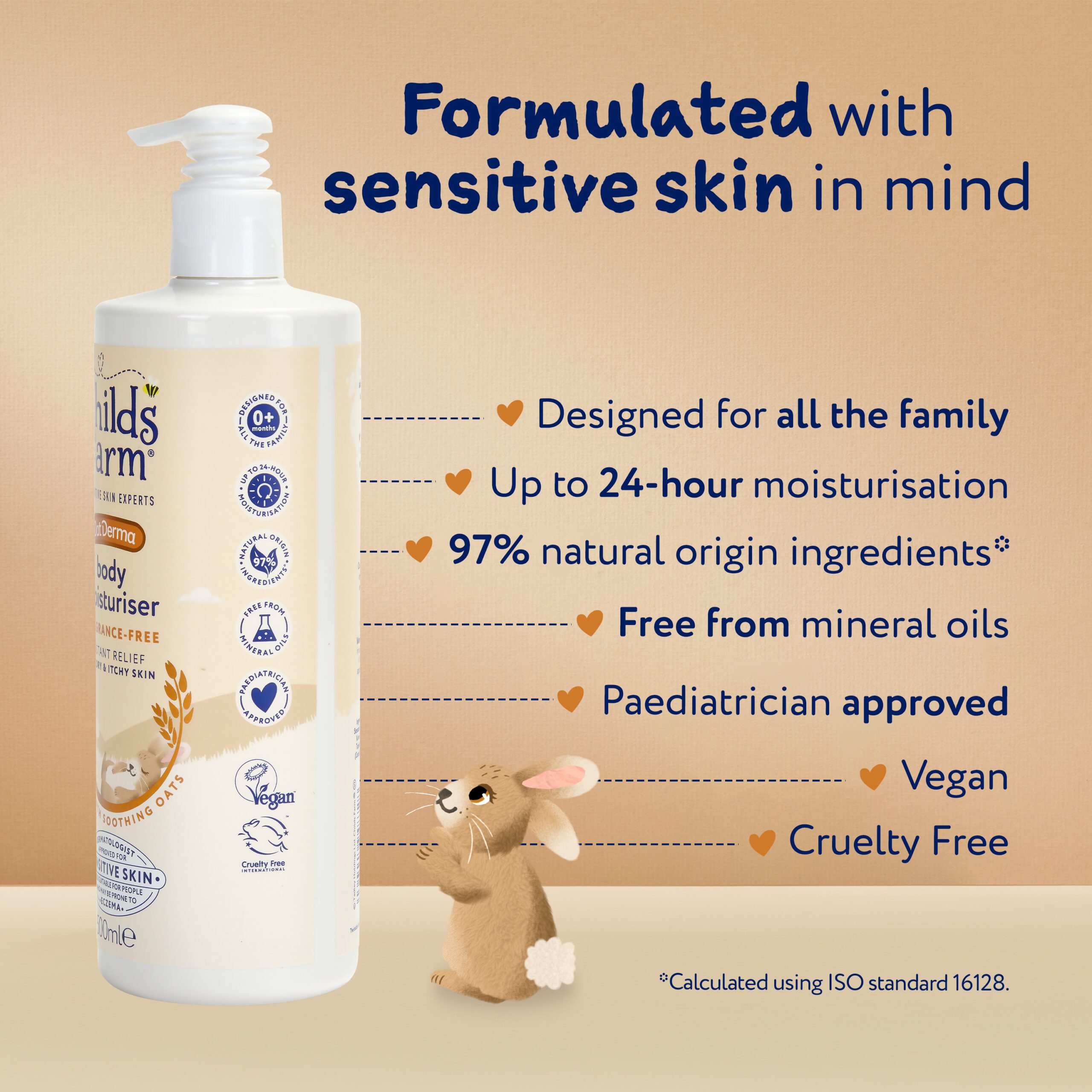 OatDerma Body Moisturiser, fragrance free, 500ml - Image 8