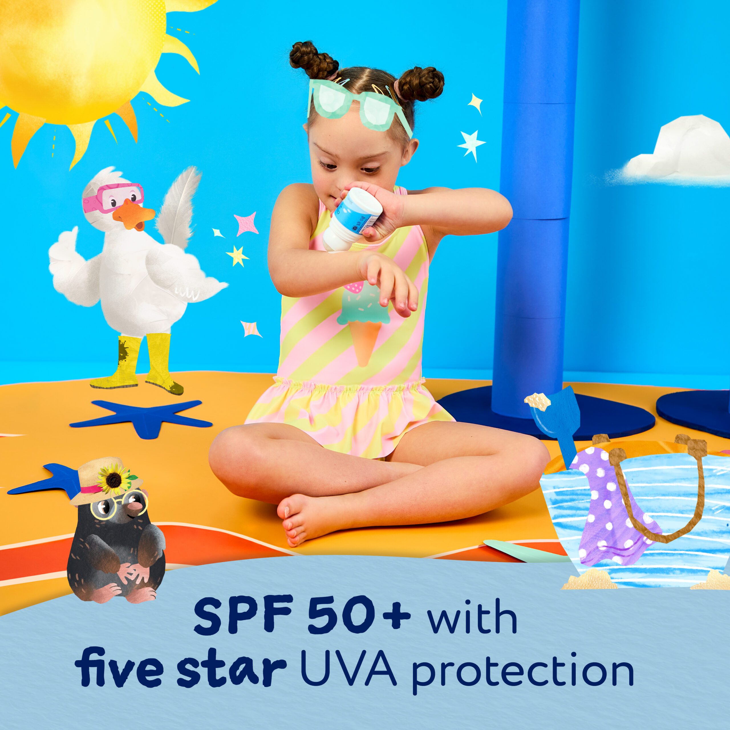 Childs Farm SPF50+ Roll On Fragrance-Free 50ml - Image 3