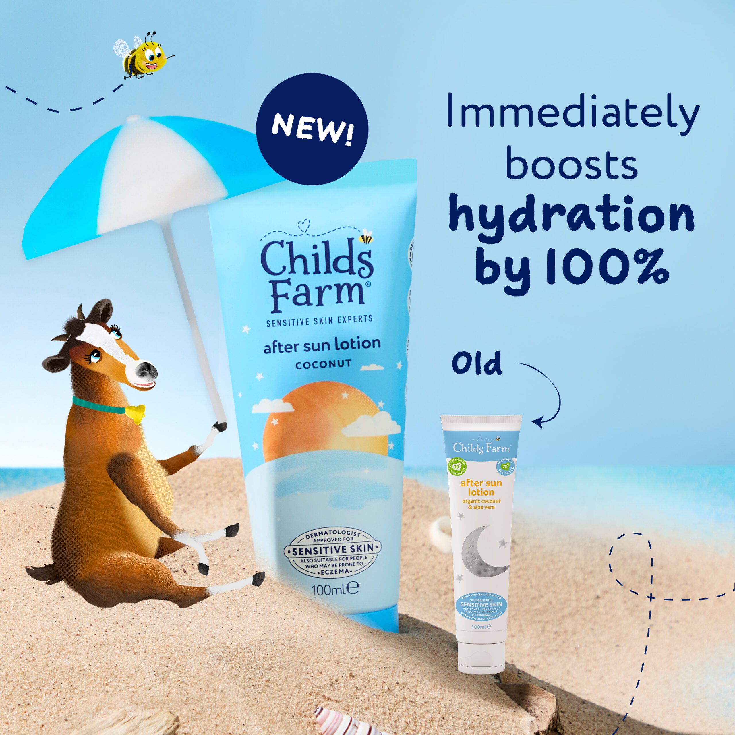 Childs Farm Aftersun Coconut 100ml - Image 2