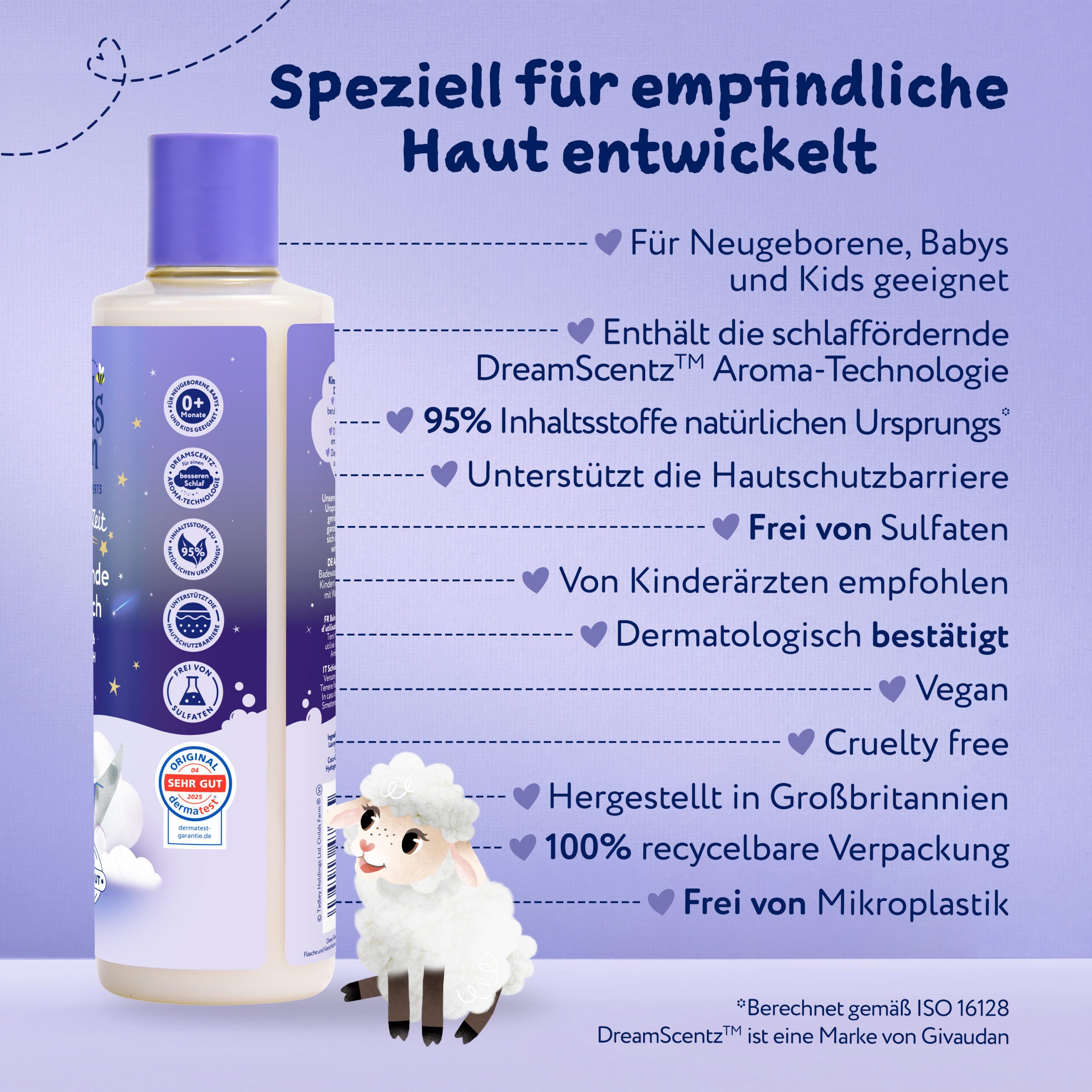 Childs Farm Schlummerzeit Beruhigende Bademilch, Lavendel und Mondmilch - Image 4