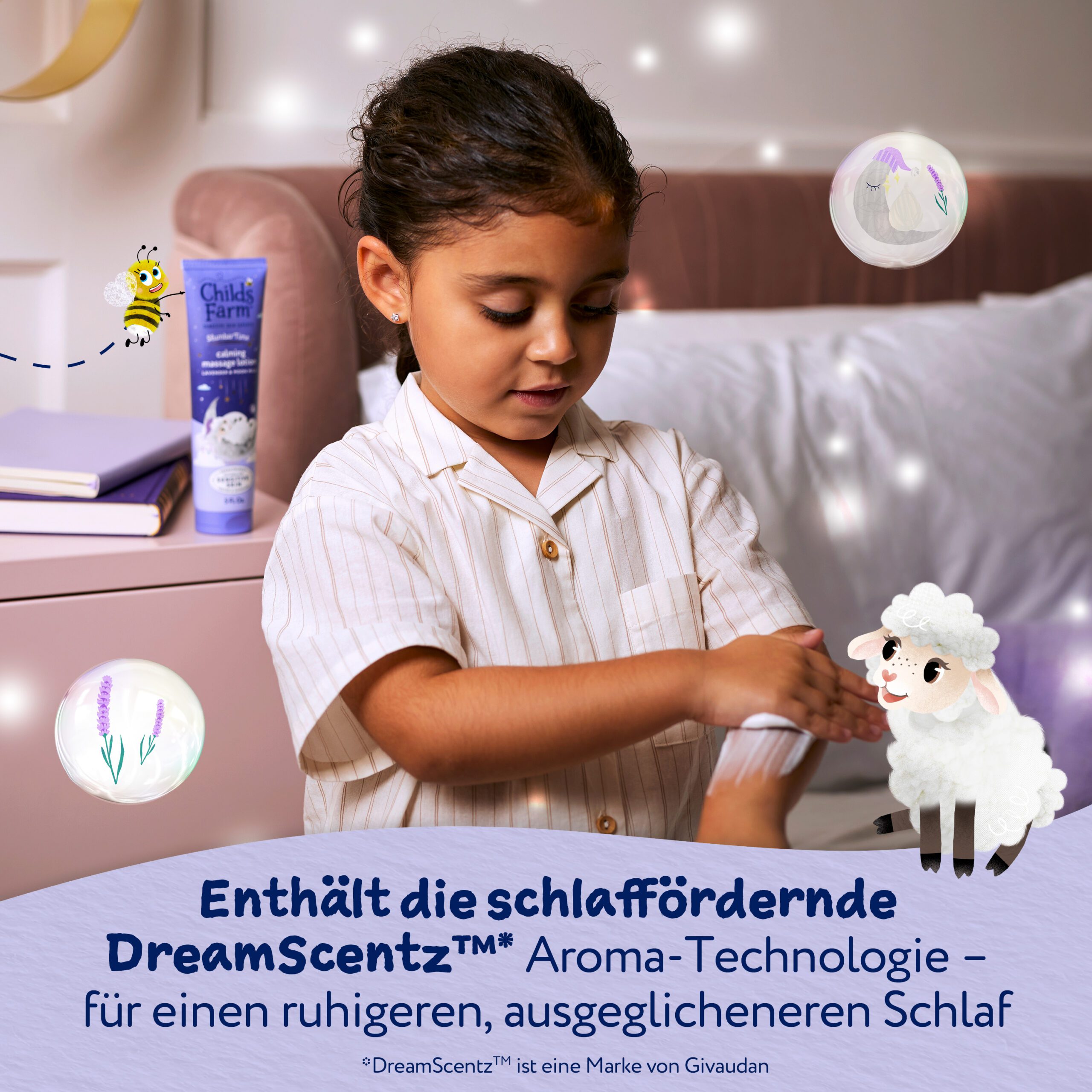 Childs Farm Schlummerzeit Beruhigende Massagelotion, Lavendel und Mondmilch - Image 8