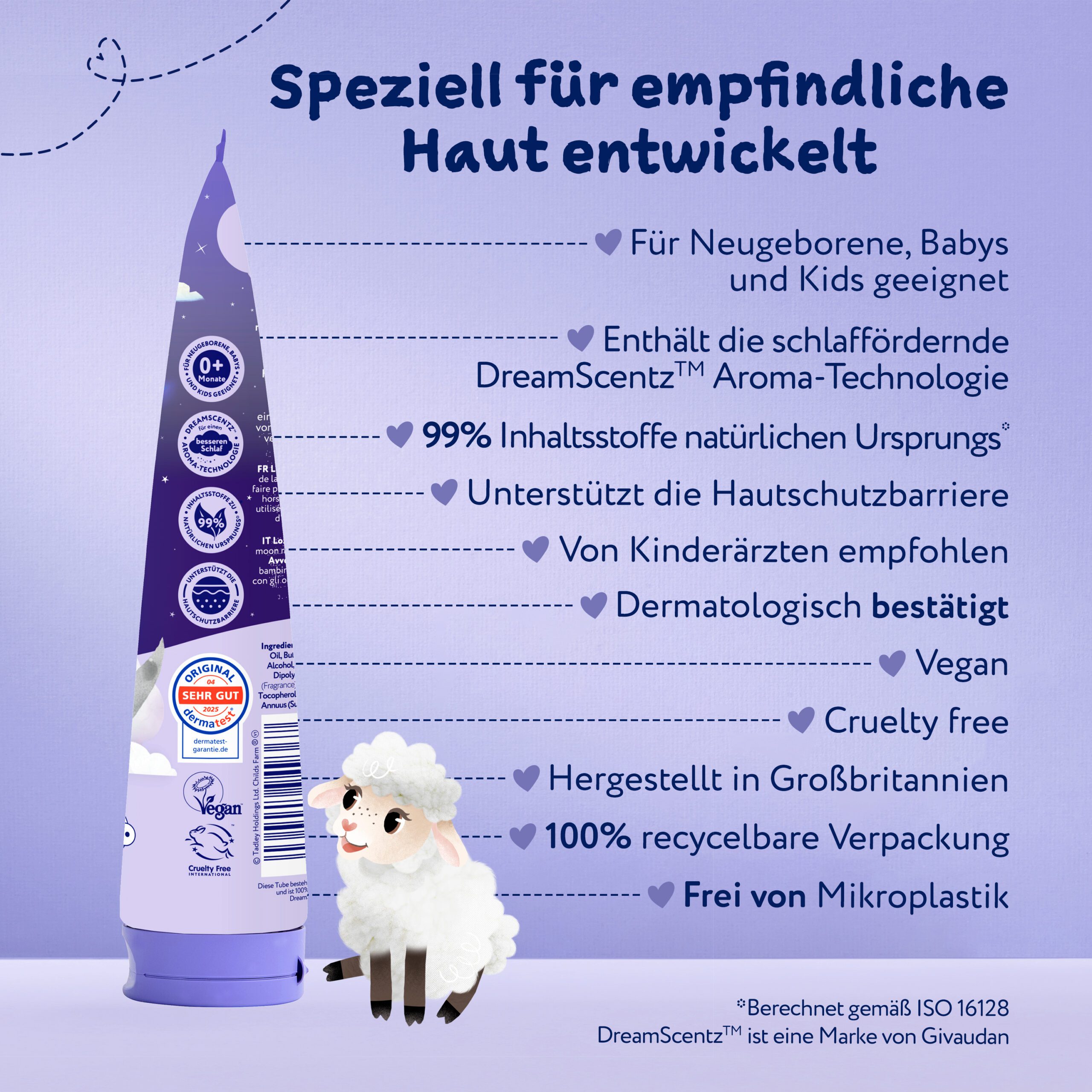 Childs Farm Schlummerzeit Beruhigende Massagelotion, Lavendel und Mondmilch - Image 4