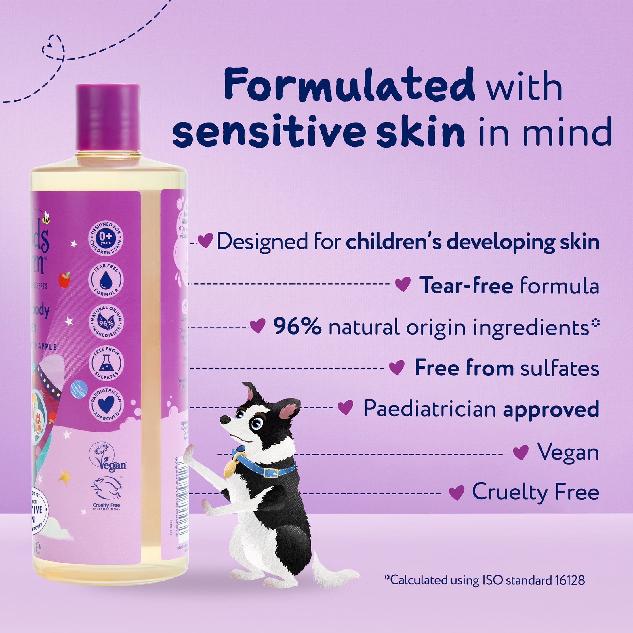 Childs Farm Hair & Body Wash, Blackberry & Apple 16.9 OZA - Image 4